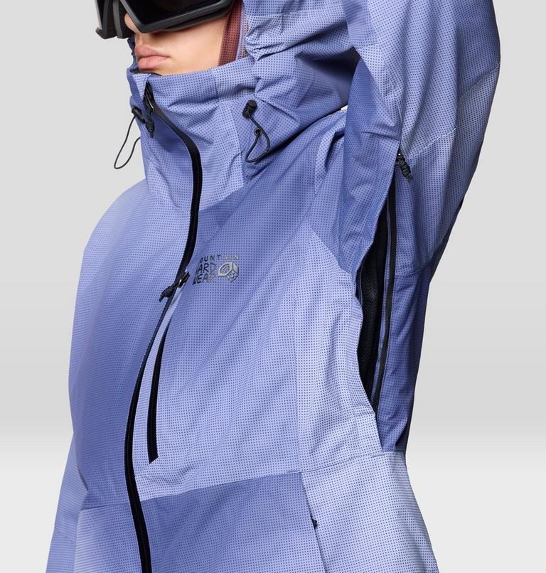 Women's Firefall Insulated Jacket, Color: Lapis Dusk Ombre Print, image 12