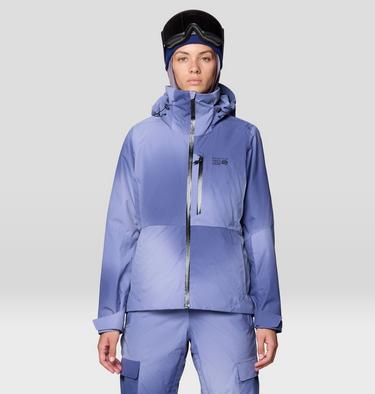 Women's Firefall Insulated Jacket, Color: Lapis Dusk Ombre Print, image 9