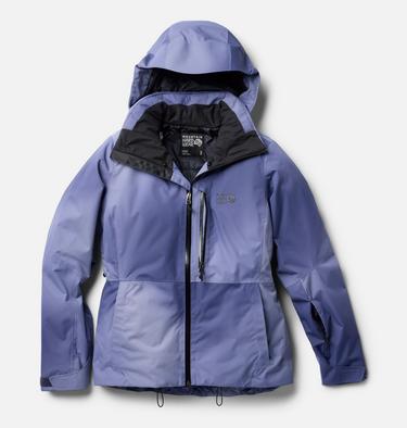 Women's Firefall Insulated Jacket, Color: Lapis Dusk Ombre Print, image 11