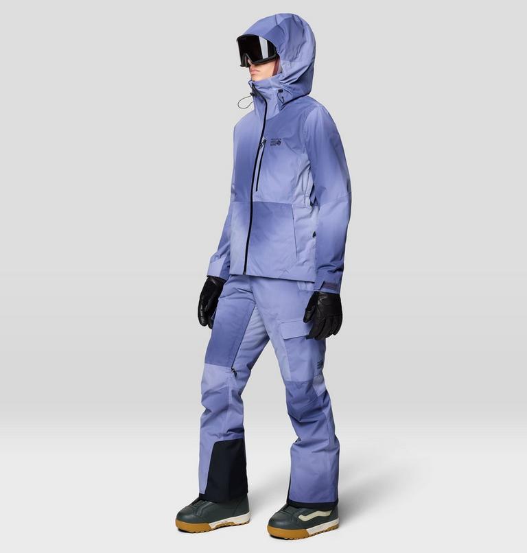 Women's Firefall Insulated Jacket, Color: Lapis Dusk Ombre Print, image 2