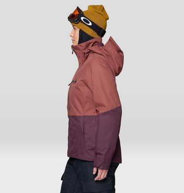 Women's Firefall Insulated Jacket, Color: Bourbon Brown, Blackberry, image 4