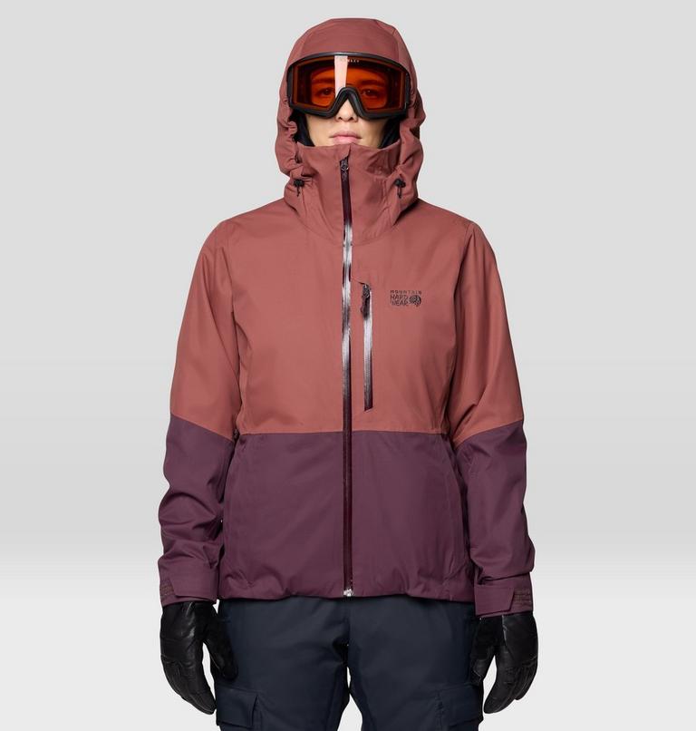 Women's Firefall Insulated Jacket, Color: Bourbon Brown, Blackberry, image 5