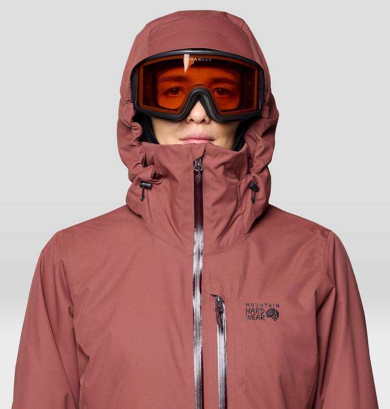 Women's Firefall Insulated Jacket, Color: Bourbon Brown, Blackberry, image 8