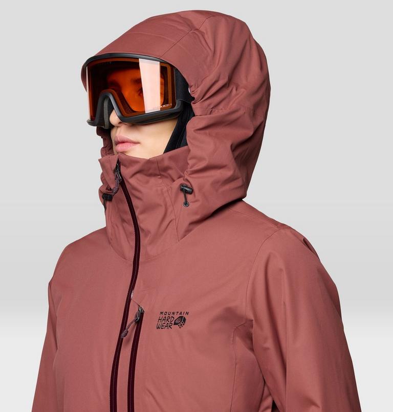 Women's Firefall Insulated Jacket, Color: Bourbon Brown, Blackberry, image 9
