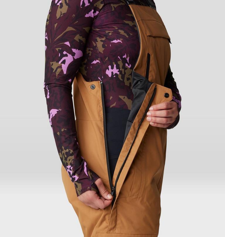 Women's Firefall Bib, Color: Copper Clay, image 8