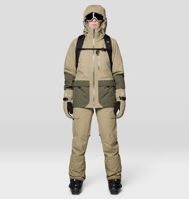 Women's Firefall Bib, Color: Landslide, image 2