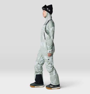 Women's Firefall Bib, Color: White Sage Snowdrifts Print, image 12