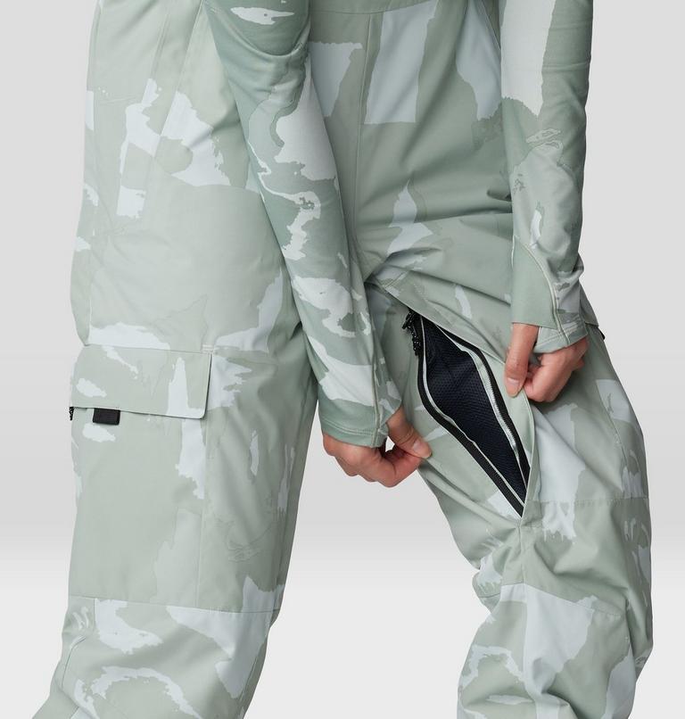 Women's Firefall Bib, Color: White Sage Snowdrifts Print, image 9