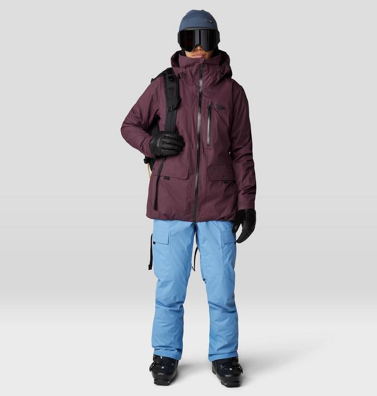 Women's Firefall Bib, Color: Nitric Blue, image 13