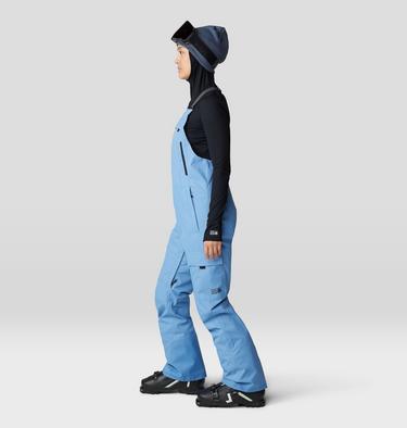 Women's Firefall Bib, Color: Nitric Blue, image 4