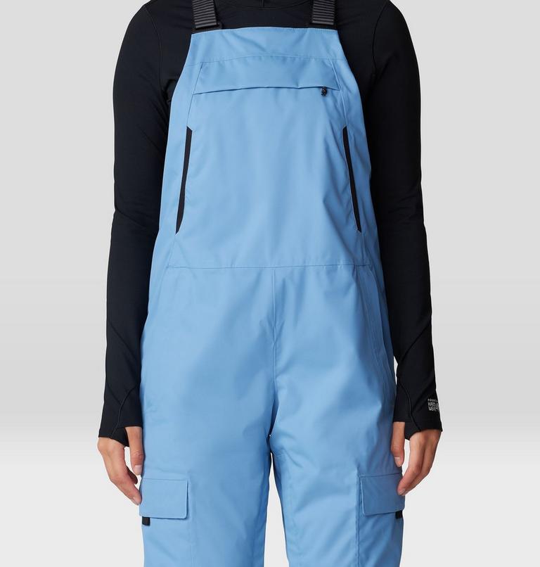 Women's Firefall Bib, Color: Nitric Blue, image 6