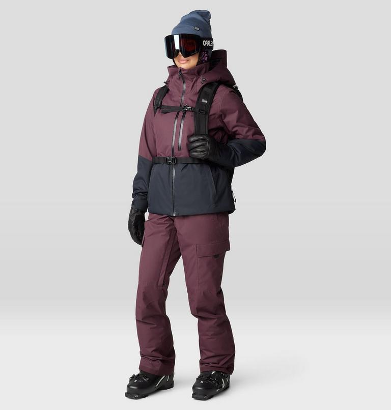 Women's Firefall Bib, Color: Blackberry, image 13