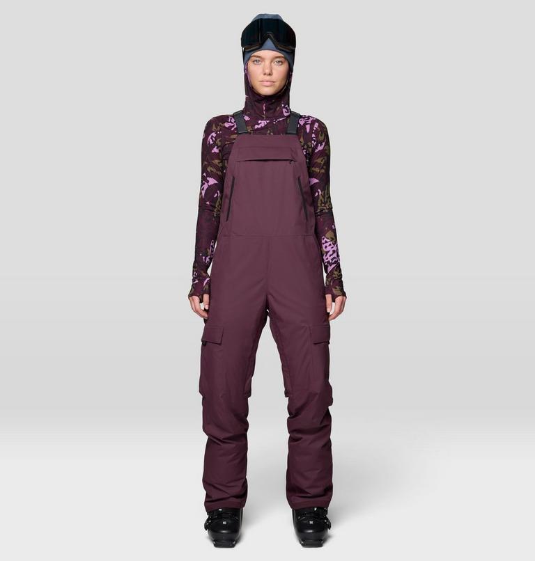 Women's Firefall Bib, Color: Blackberry, image 1