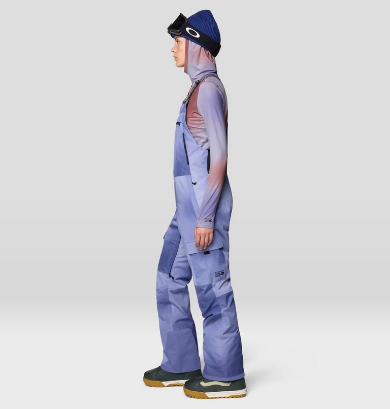 Women's Firefall Bib, Color: Lapis Dusk Ombre Print, image 5