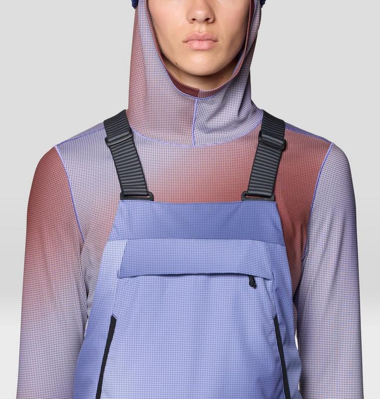 Women's Firefall Bib, Color: Lapis Dusk Ombre Print, image 6