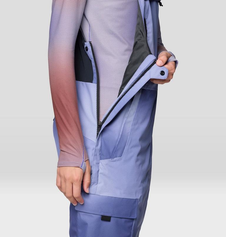 Women's Firefall Bib, Color: Lapis Dusk Ombre Print, image 9
