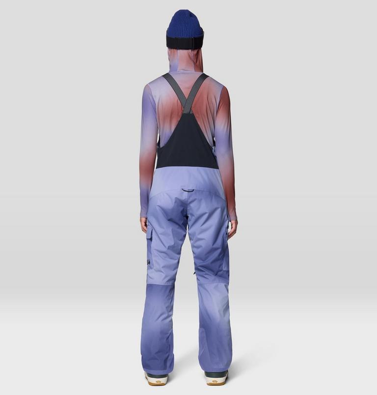 Women's Firefall Bib, Color: Lapis Dusk Ombre Print, image 4
