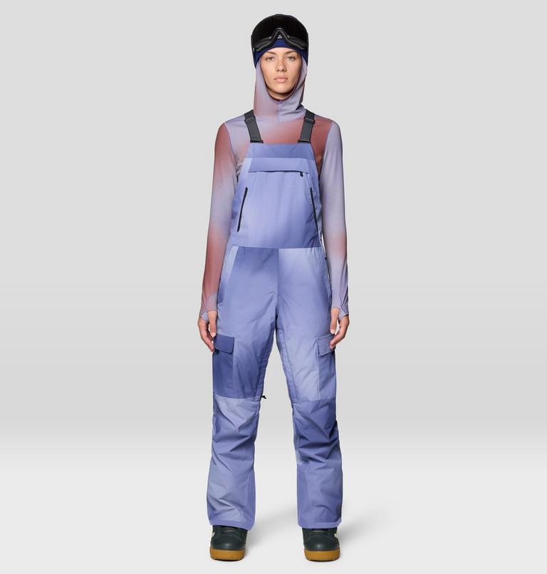 Women's Firefall Bib, Color: Lapis Dusk Ombre Print, image 1