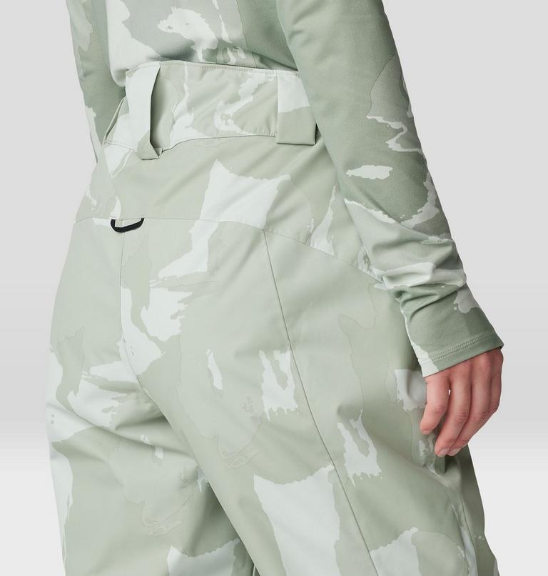 Women's Firefall Insulated Pant, Color: White Sage Snowdrifts Print, image 6