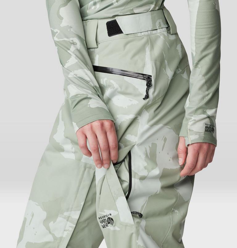 Women's Firefall Insulated Pant, Color: White Sage Snowdrifts Print, image 9