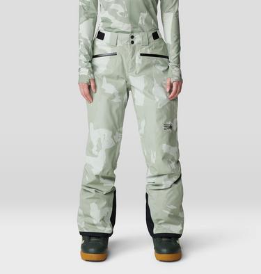 Women's Firefall Insulated Pant, Color: White Sage Snowdrifts Print, image 9