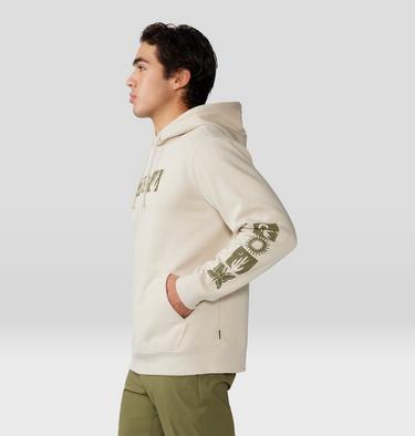 Men's Desert Check Pullover Hoody, Color: Wild Oyster, image 3