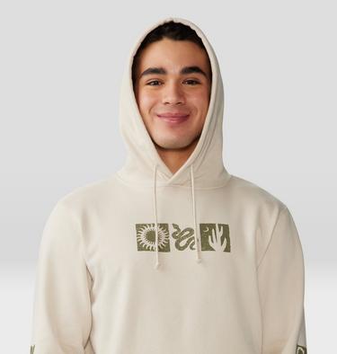 Men's Desert Check Pullover Hoody, Color: Wild Oyster, image 4
