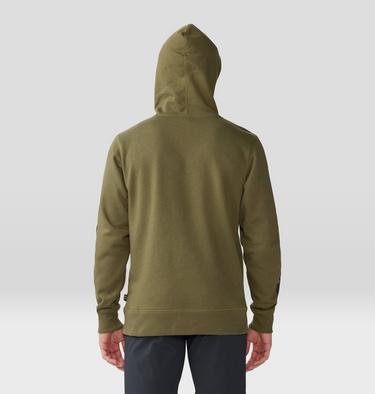 Men's Desert Check Pullover Hoody, Color: Combat Green, image 6