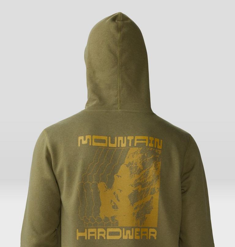 Chandail à capuchon Retro Climber Homme, Color: Combat Green, image 5