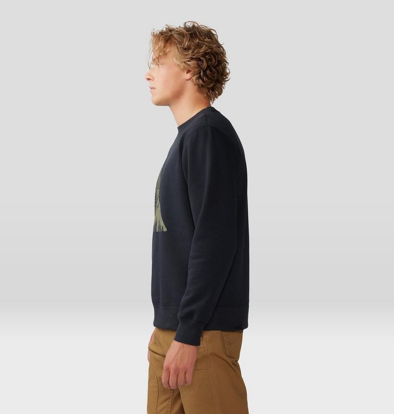 Chandail à col rond Jagged Peak Homme, Color: Black, image 3