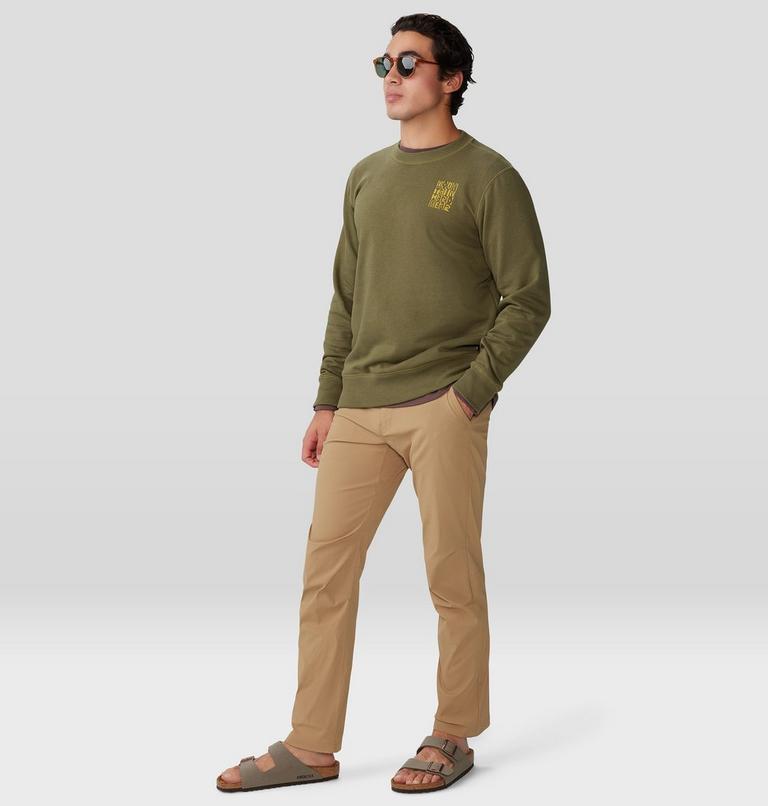 Chandail à col rond MHW Abstract Type Homme, Color: Combat Green, image 6