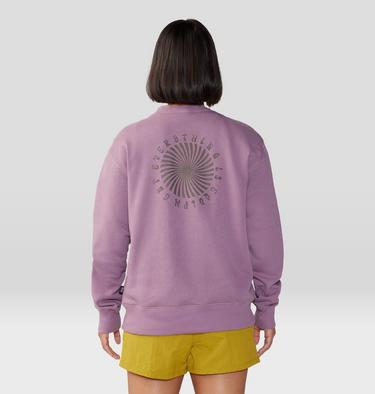 Women's Spiral Pullover Crew, Color: Dark Daze, image 14