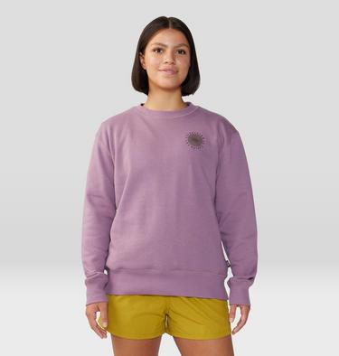 Women's Spiral Pullover Crew, Color: Dark Daze, image 13