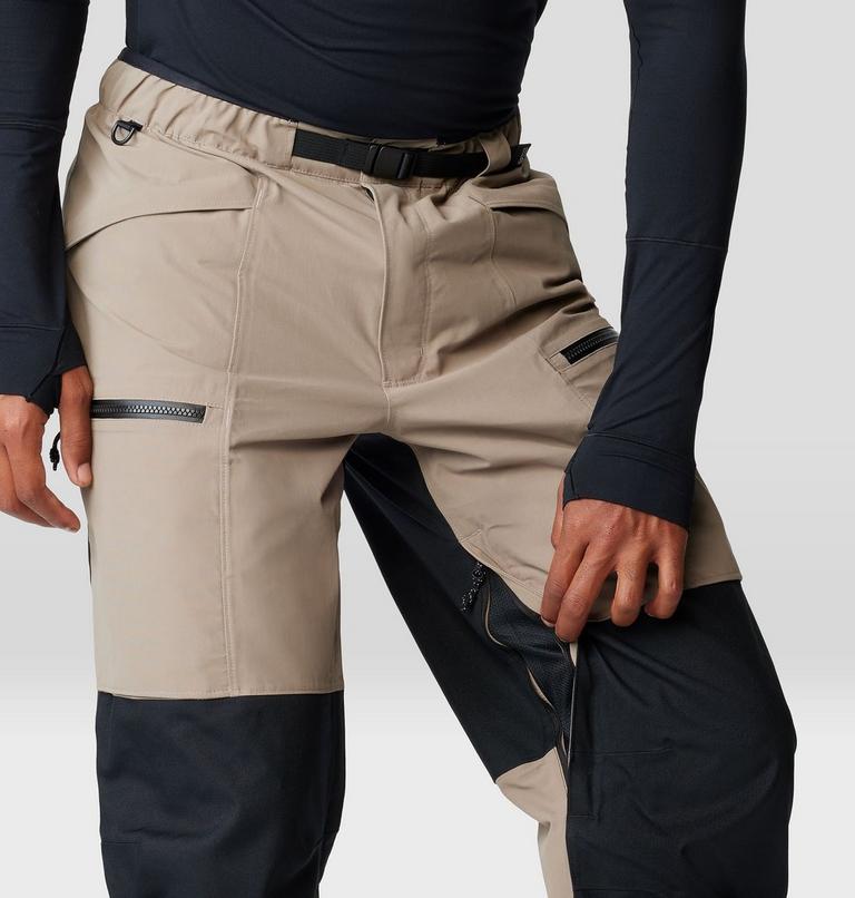 Men's First Tracks Pant, Color: Dunes, Black, image 8