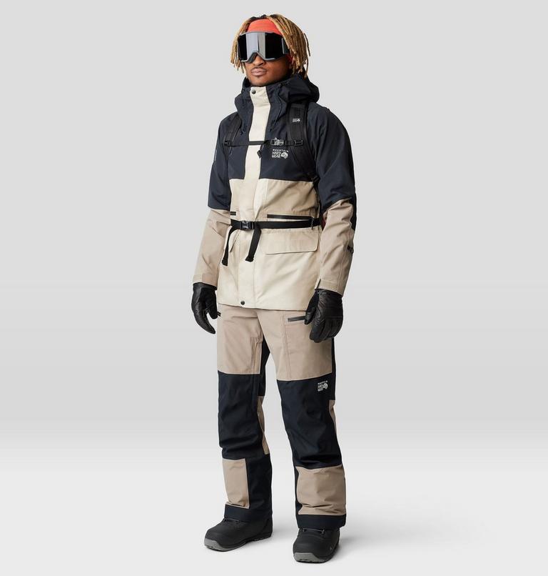 Men's First Tracks Pant, Color: Dunes, Black, image 9
