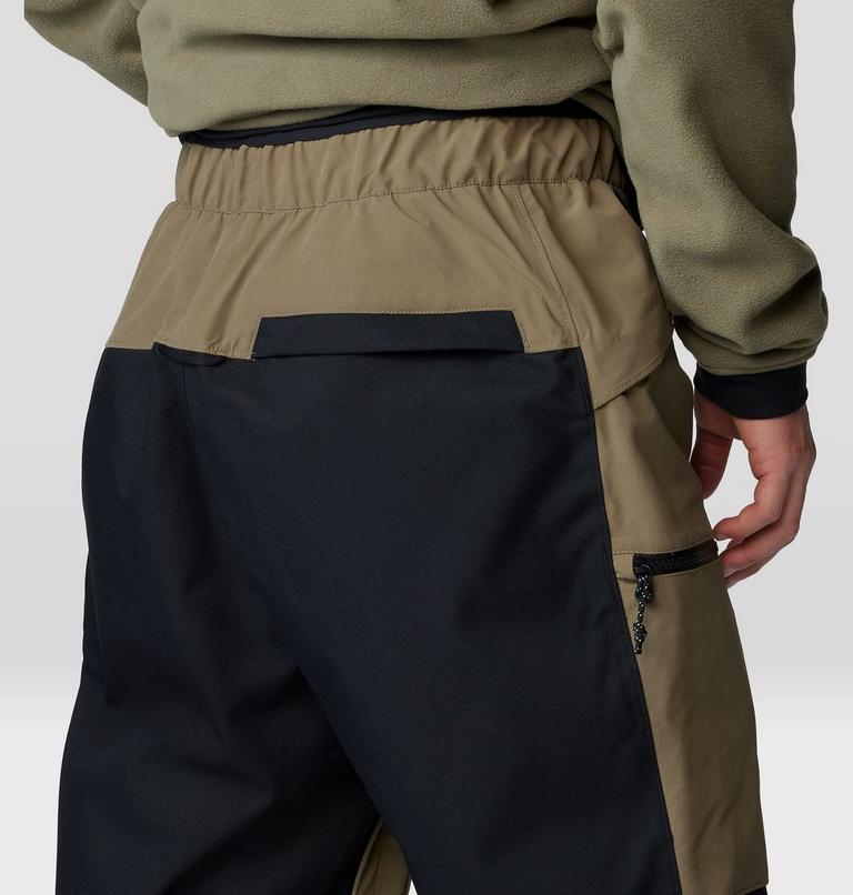Men's First Tracks Pant, Color: Stone Green, Black, image 6