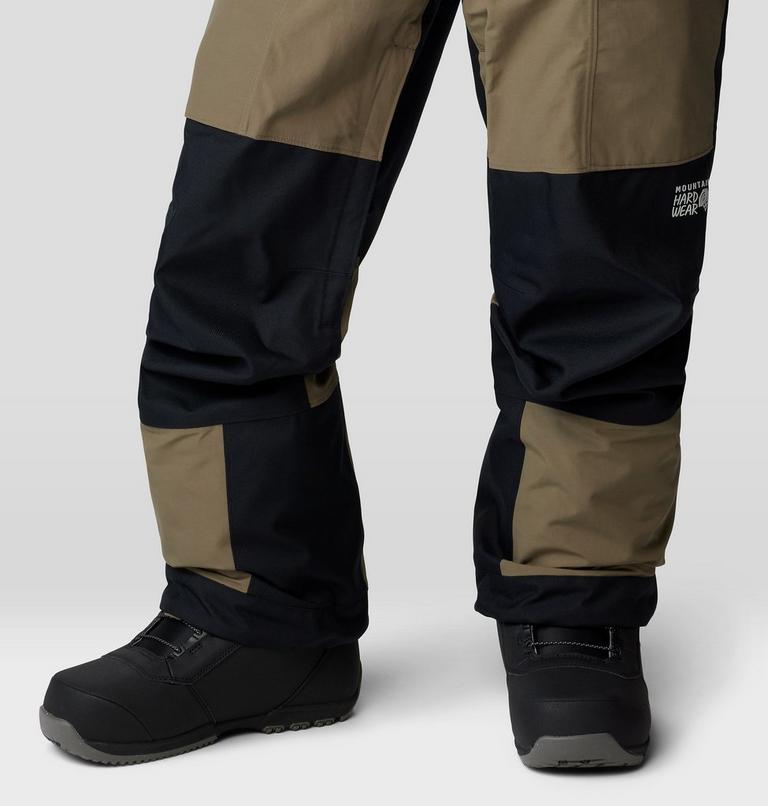 Men's First Tracks Pant, Color: Stone Green, Black, image 9