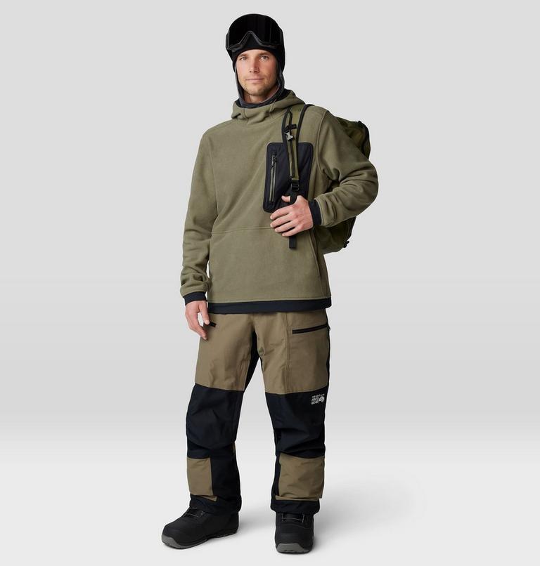Men's First Tracks Pant, Color: Stone Green, Black, image 10