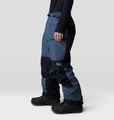 Men's First Tracks Pant, Color: Moon Blue, Black, image 4