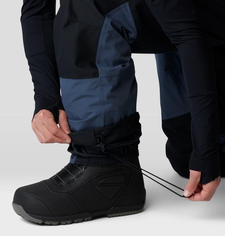 Men's First Tracks Pant, Color: Moon Blue, Black, image 8