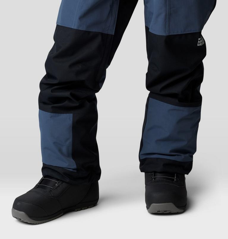 Men's First Tracks Pant, Color: Moon Blue, Black, image 9