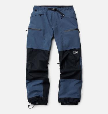 Men's First Tracks Pant, Color: Moon Blue, Black, image 2