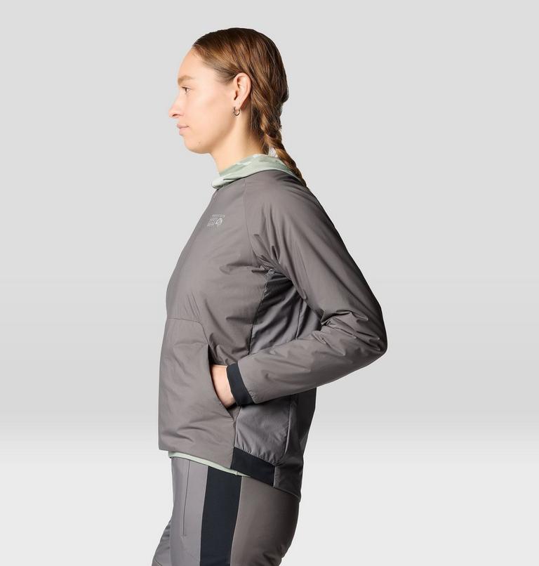 Women's Kor Alloy Crew, Color: Sediment, image 3