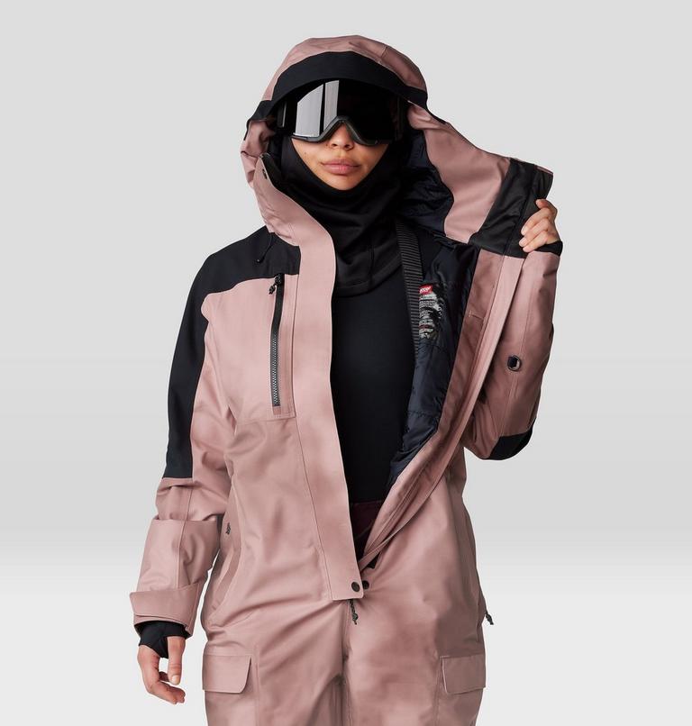 Women's Powder Maven One Piece, Color: Smoky Quartz Vapors Print, Black, image 17