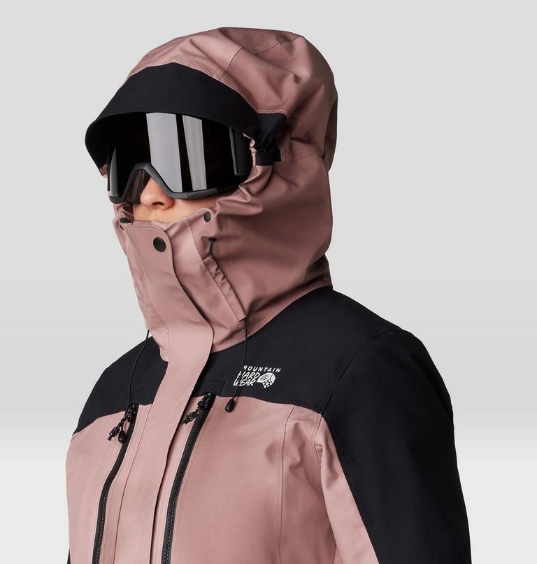 Women's Powder Maven One Piece, Color: Smoky Quartz Vapors Print, Black, image 5