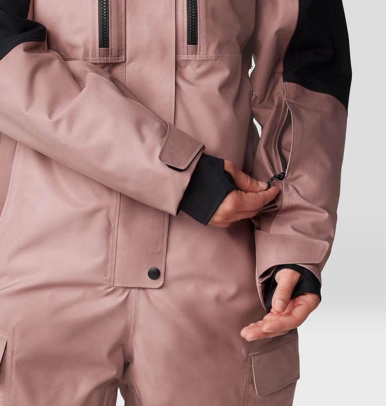 Women's Powder Maven One Piece, Color: Smoky Quartz Vapors Print, Black, image 11