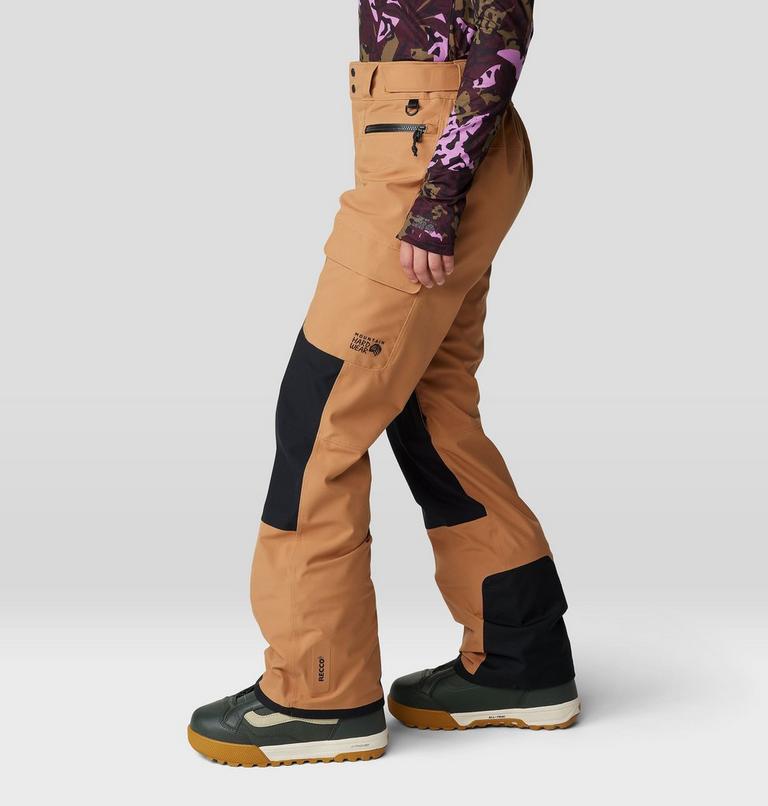 Women's Powder Maven Pant, Color: Copper Clay, Black, image 4