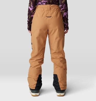 Women's Powder Maven Pant, Color: Copper Clay, Black, image 3