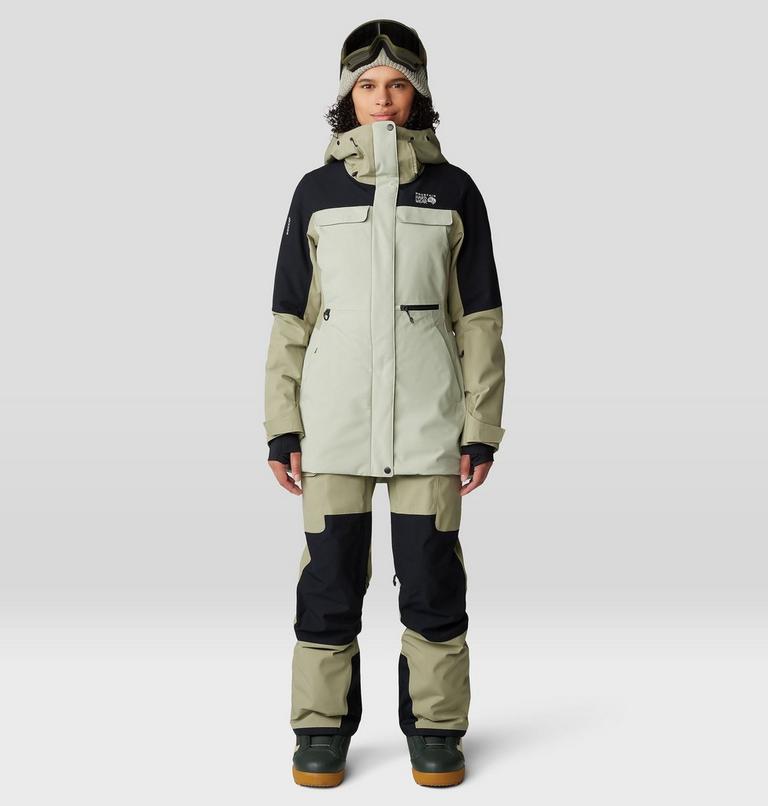 Women's Powder Maven Pant, Color: Mantis Green / Black, image 13