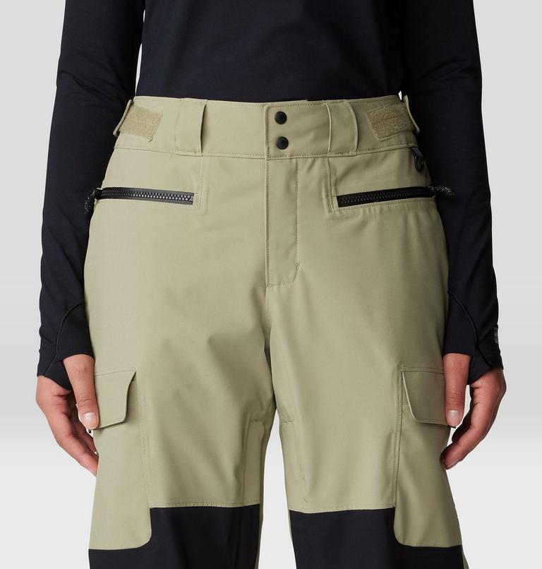 Women's Powder Maven Pant, Color: Mantis Green / Black, image 5
